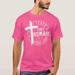 Ich unterrichte kleine Menschen über Jesus Sunday  T-Shirt
