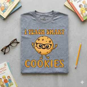 Ich unterrichte kluge Kekse   Lustiger Lehrer-Spru T-Shirt