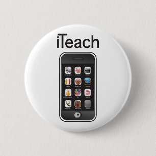 ich unterrichte Knopf Button