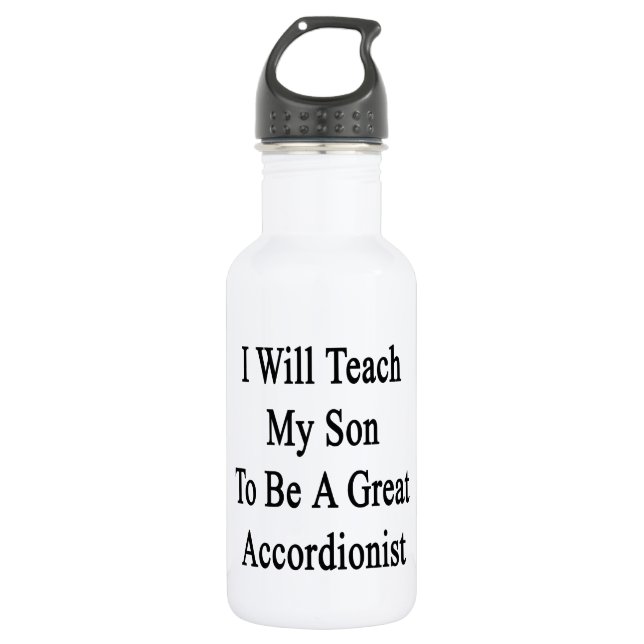 Ich unterrichte meinen Sohn, ein großer Trinkflasche (Vorderseite)