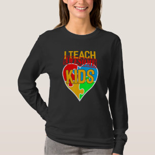 Ich unterrichte Phantastische Kinder Niedlich Auti T-Shirt
