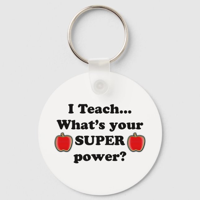 Ich unterrichte schlüsselanhänger (Vorderseite)