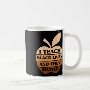 Ich unterrichte schwarze Leben und sie haben ein P Kaffeetasse
