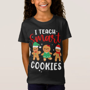 Ich unterrichte Smart Cookies Lebkuchen Weihnachte T-Shirt