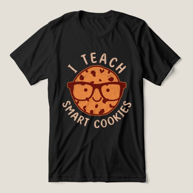 Ich unterrichte Smart Cookies Tri-Blend Shirt (Design Vorderseite)