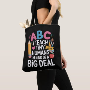 Ich unterrichte winzige Menschen Lehrer Dankbarkei Tasche