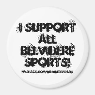 Ich unterstütze ALL Belvidere Sports!, myspace.com Magnet