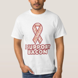Ich unterstütze Bacon T-Shirt