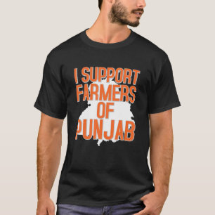 Ich unterstütze Bauer von Punjab India Kisan Kundg T-Shirt
