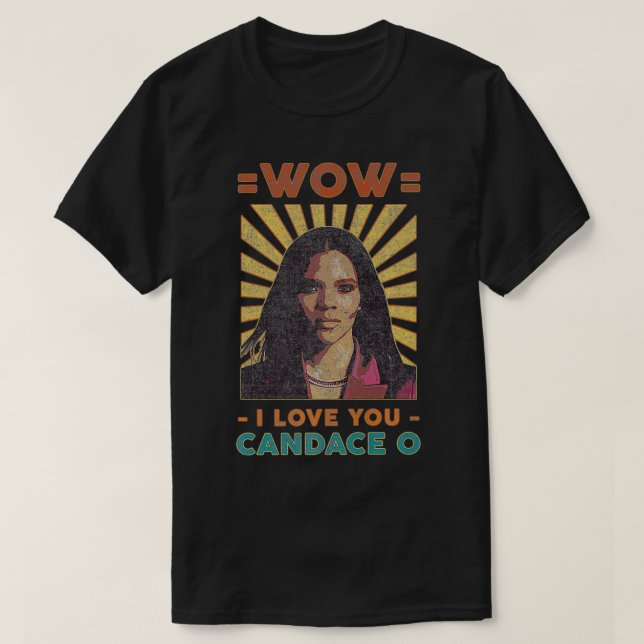Ich unterstütze Candace Owens für den republikanis T-Shirt (Design vorne)