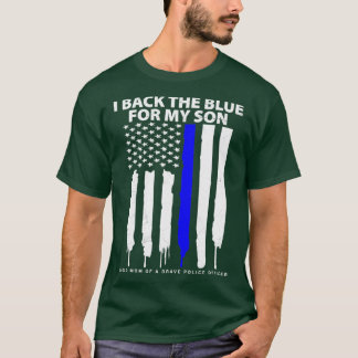 Ich unterstütze das Blau für meinen Sohn, stolze M T-Shirt