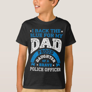Ich unterstütze das Blau für meinen Vater T-Shirt
