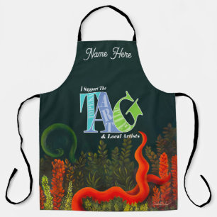 Ich unterstütze das Design des Topeka Art Guild Schürze