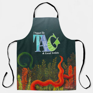 Ich unterstütze das Design des Topeka Art Guild Schürze