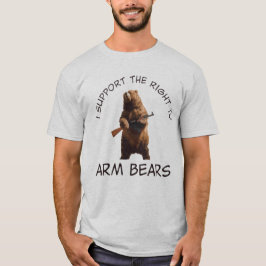 Ich unterstütze das Recht, den T - Shirt der Bären