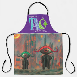 Ich unterstütze das Topeka Art Guild Design Apron Schürze
