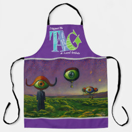 Ich unterstütze das Topeka Art Guild Design Apron Schürze
