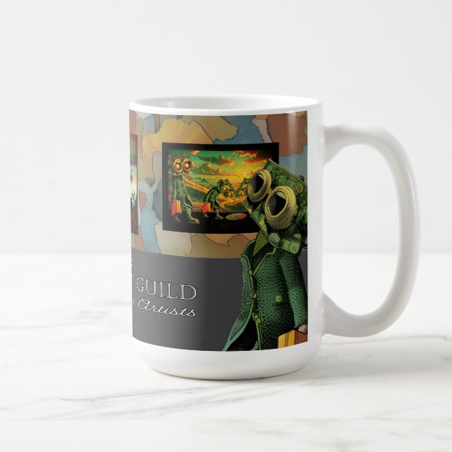 Ich unterstütze den Topeka Art Guild Mug Kaffeetasse (Rechts)