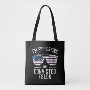 Ich unterstütze den verurteilten Kriminellen Pro T Tasche