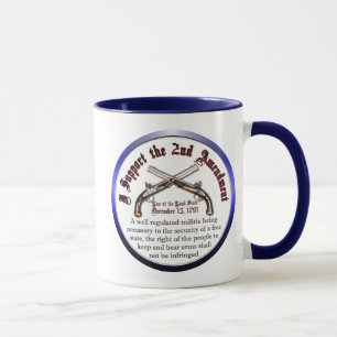 Ich unterstütze den zweiten Verfassungszusatz Tasse