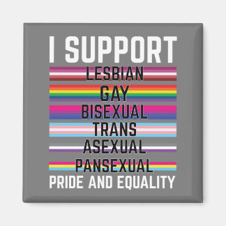 Ich unterstütze die asexuelle Schwulenschwule Magnet