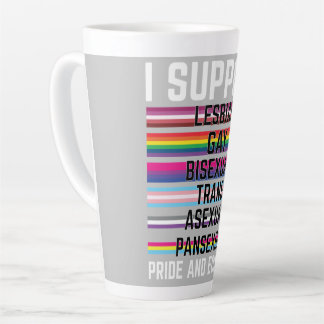 Ich unterstütze die asexuelle Schwulenschwule Milchtasse