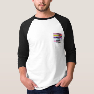 Ich unterstütze die asexuelle Schwulenschwule T-Shirt