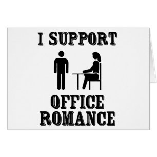 Ich unterstütze die Büro-Romanze