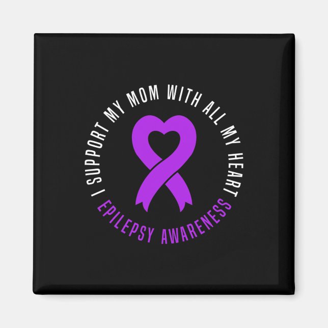 Ich unterstütze die Mama mit meinem Herzen Epileps Magnet (Vorne)