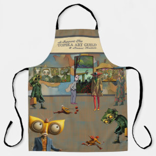 Ich unterstütze die Schürze der Topeka Art Guild