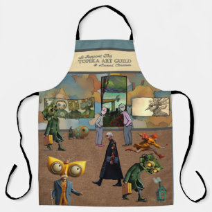 Ich unterstütze die Schürze der Topeka Art Guild