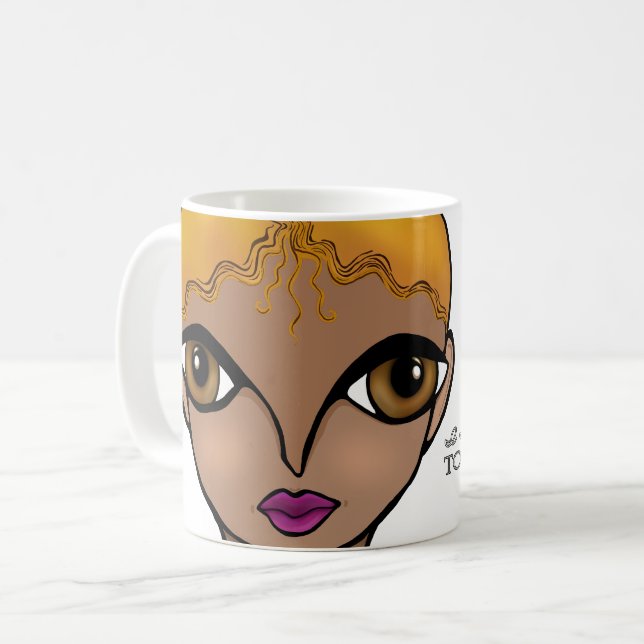 Ich unterstütze die Tasse Topeka Art Guild (Vorderseite Links)
