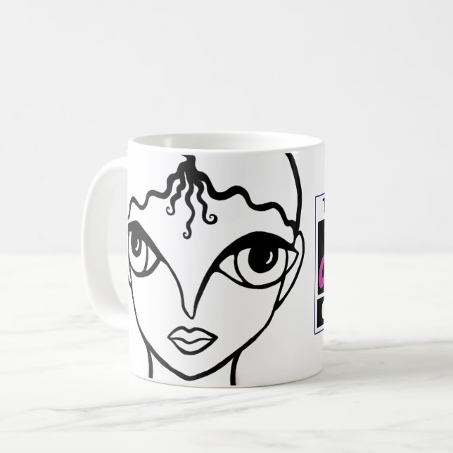 Ich unterstütze die Tasse Topeka Art Guild (Vorderseite Links)