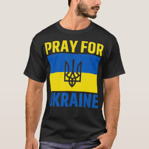 Ich unterstütze die Ukraine bei der Zusammenarbeit T-Shirt