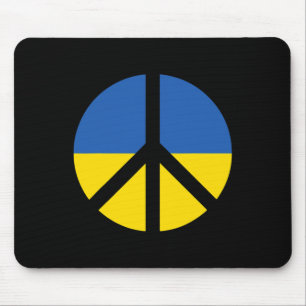 Ich unterstütze die Ukraine Stehe mit der Ukraine Mousepad