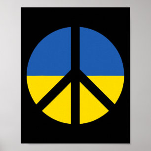 Ich unterstütze die Ukraine Stehe mit der Ukraine  Poster