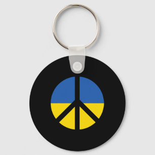 Ich unterstütze die Ukraine Stehe mit der Ukraine Schlüsselanhänger