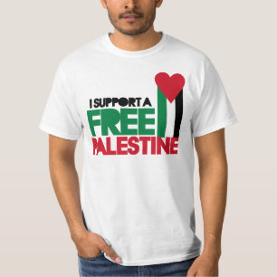 Ich unterstütze eine freie Paläste T-Shirt
