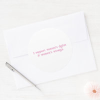 Ich unterstütze Frauenrechte und Unrecht Funny Fem