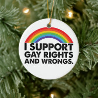 Ich unterstütze homosexuelle Rechte und Homosexuel