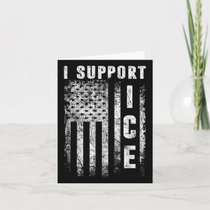 Ich unterstütze Ice, Einwanderungsbeamte Amerikani Karte