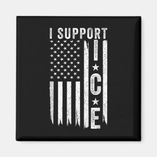 Ich unterstütze Ice, Einwanderungsbeamte Amerikani Magnet