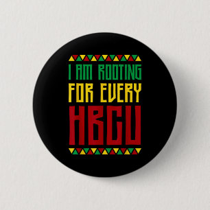 Ich unterstütze jedes historische schwarze College Button