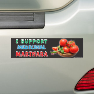 Ich unterstütze medizinische Marinara Autoaufkleber