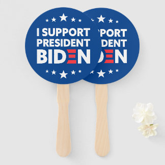 Ich unterstütze Präsident Biden Stars für benutzer Fächer
