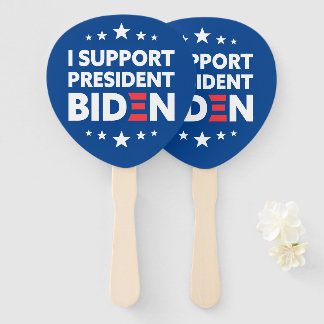 Ich unterstütze Präsident Biden Stars für benutzer Fächer