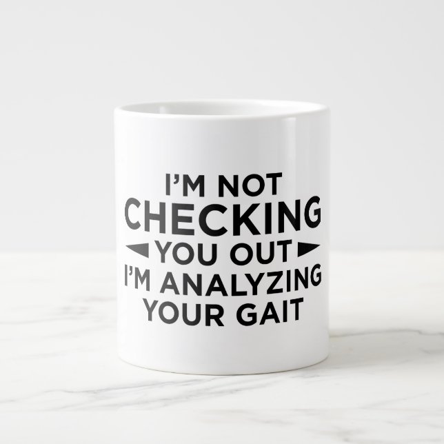 Ich untersuche Sie nicht, ich analysiere Ihren Gan Jumbo-Tasse (Vorderseite)