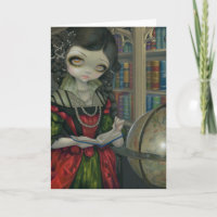"Ich Vampiri: La Libreria" Gruß-Karte