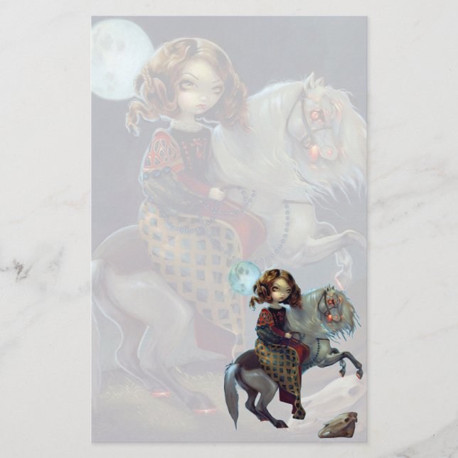 "Ich Vampiri:  Notte ein Cavalla-" Briefpapier (Vorderseite)