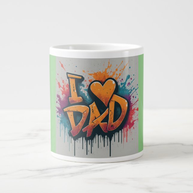 Ich 💕 VATER Tasse (Vorderseite)